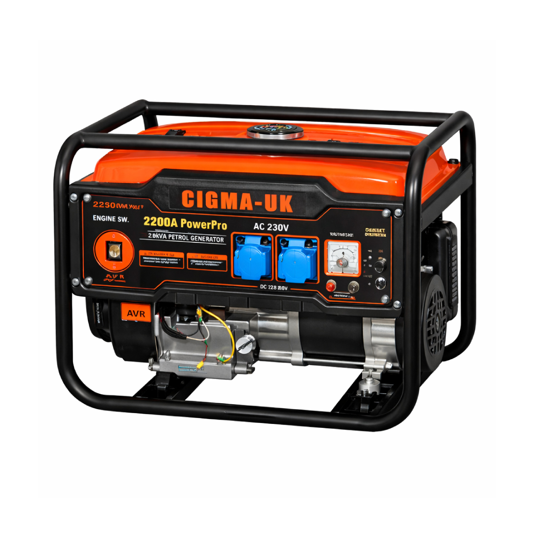 Cigma UK 2.0kW Gasoline Generator (2500A Compact Power) - Image 2