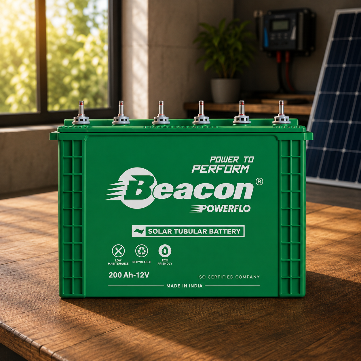 200Ah High-Quality Flooded Solar Battery – Reliable Deep Cycle Power - Image 3